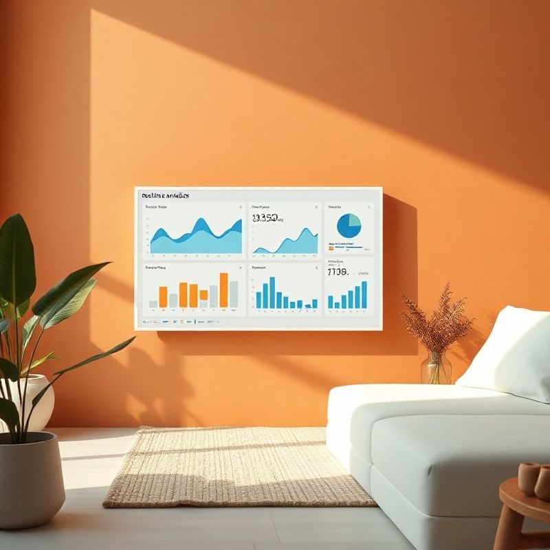 Screenshot di una dashboard analitica in tempo reale